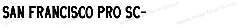 San Francisco Pro SC字体转换